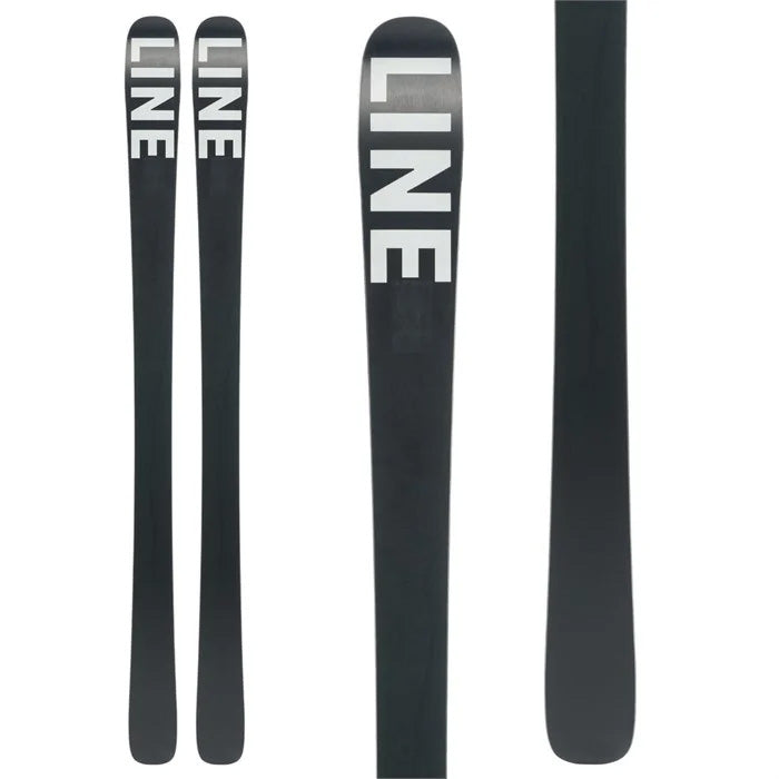 LINE Pandora 84 Women's skis (black base graphic) available at Mad Dog's Ski & Board in Abbotsford, BC.