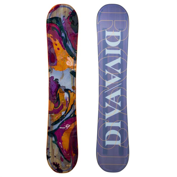 Rossignol Diva women's snowboard (2021 graphics) available at Mad Dog's Ski & Board in Abbotsford, BC.