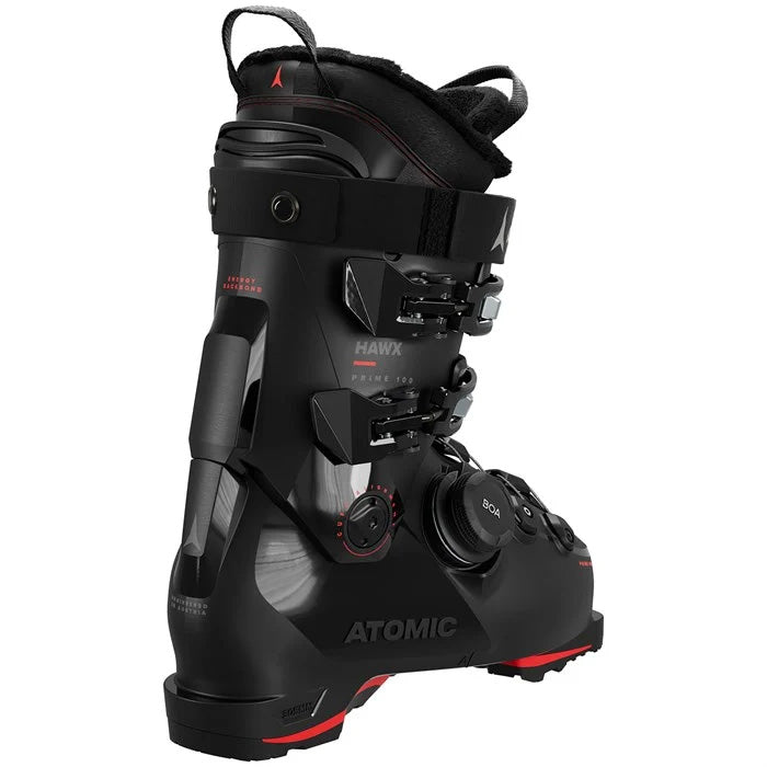 2025 Atomic Hawx Prime 100 BOA GW Ski Boots (blak) available at Mad Dog's Ski & Board in Abbotsford, BC.