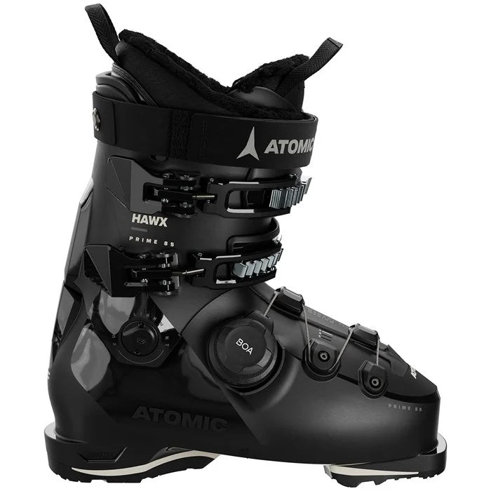 2025 Atomic Hawx Prime 85 BOA W GW Women's Ski Boots (black/stone) available at Mad Dog's Ski & Board in Abbotsford, BC.