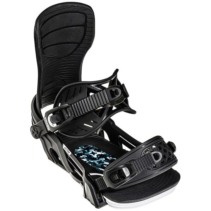 Bent Metal Axtion snowboard bindings (black) available at Mad Dog's Ski & Board in Abbotsford, BC.