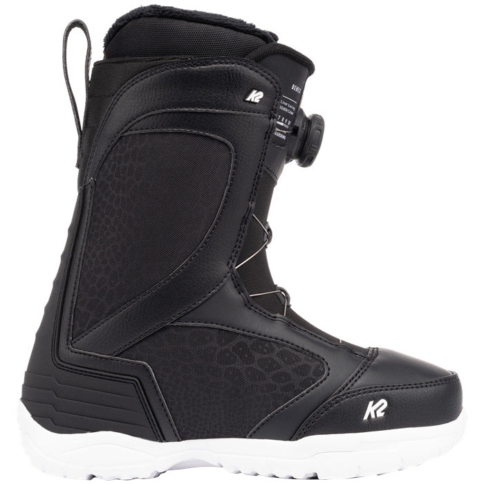 K2 Benes women's snowboard boots (black) available at Mad Dog's Ski & Board in Abbotsford, BC.