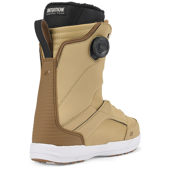 2024 K2 Kinsley women's snowboard boot (tan) available at Mad Dog's Ski & Board in Abbotsford, BC.