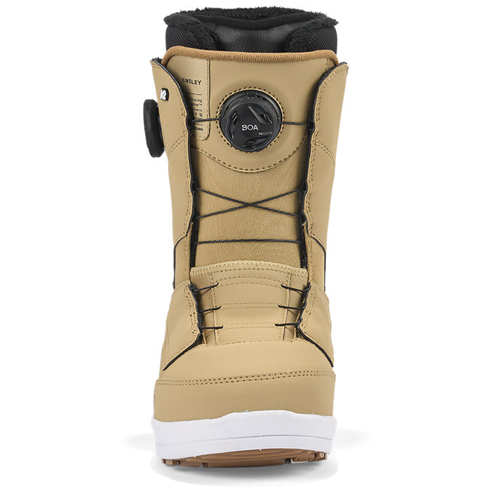 2024 K2 Kinsley women's snowboard boot (tan) available at Mad Dog's Ski & Board in Abbotsford, BC.