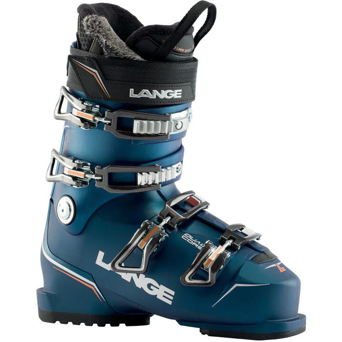 Lange LX 80 Women's ski boots (blue) available at Mad Dog's Ski & Board in Abbotsford, BC.