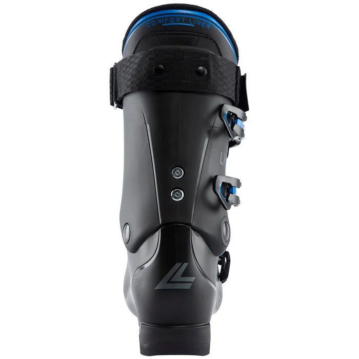 Lange LX 90 HV ski boots (black/blue) available at Mad Dog's Ski & Board in Abbotsford, BC.