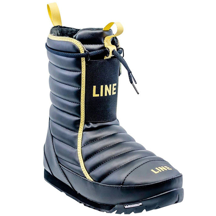Line Bootie 2.0 unisex après ski booties (black) available at Mad Dog's Ski & Board in Abbotsford, BC.