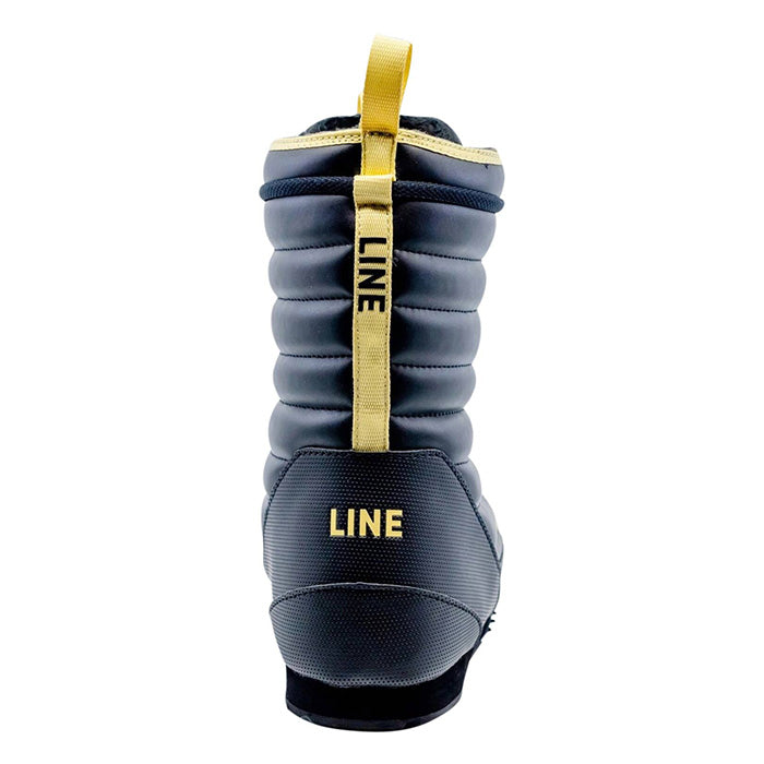 Line Bootie 2.0 unisex après ski booties (black) available at Mad Dog's Ski & Board in Abbotsford, BC.