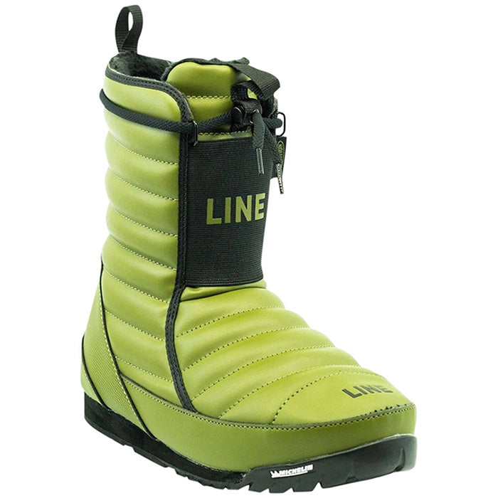 Line Bootie 2.0 unisex après ski booties (green) available at Mad Dog's Ski & Board in Abbotsford, BC.