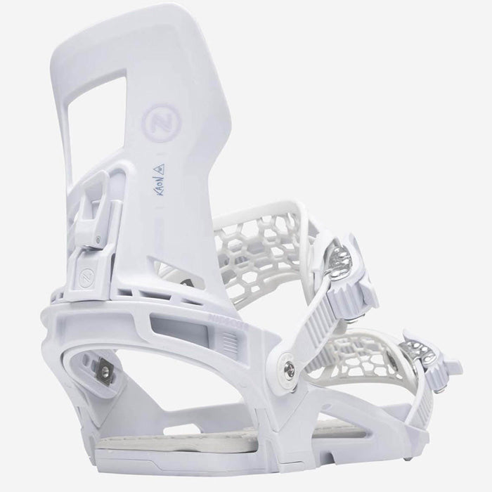 Nidecker Kaon-W women's snowboard bindings (grey) available at Mad Dog's Ski & Board in Abbotsford, BC.