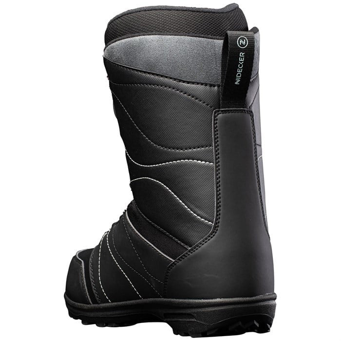 Nidecker Maya women's snowboard bindings (black) available at Mad Dog's Ski & Board in Abbotsford, BC.