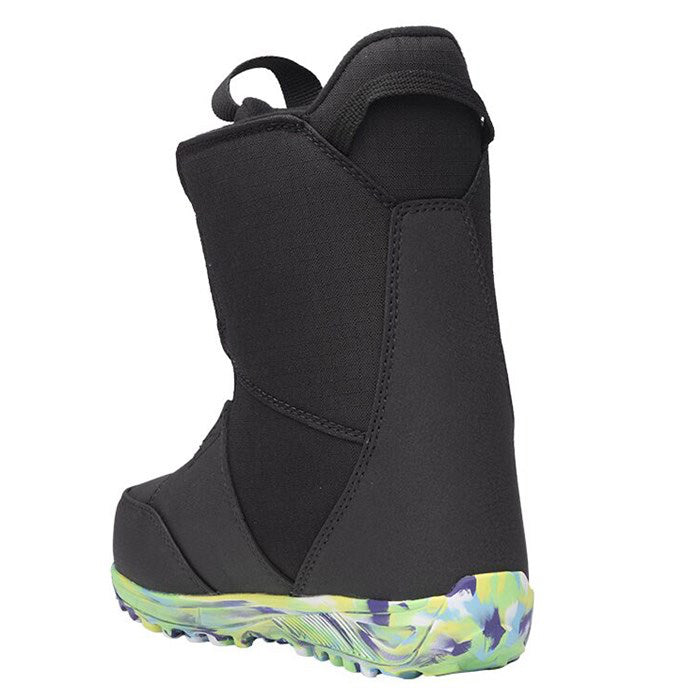 2024 Nidecker Micron Mini junior snowboard boots (black) available at Mad Dog's Ski & Board in Abbotsford, BC.