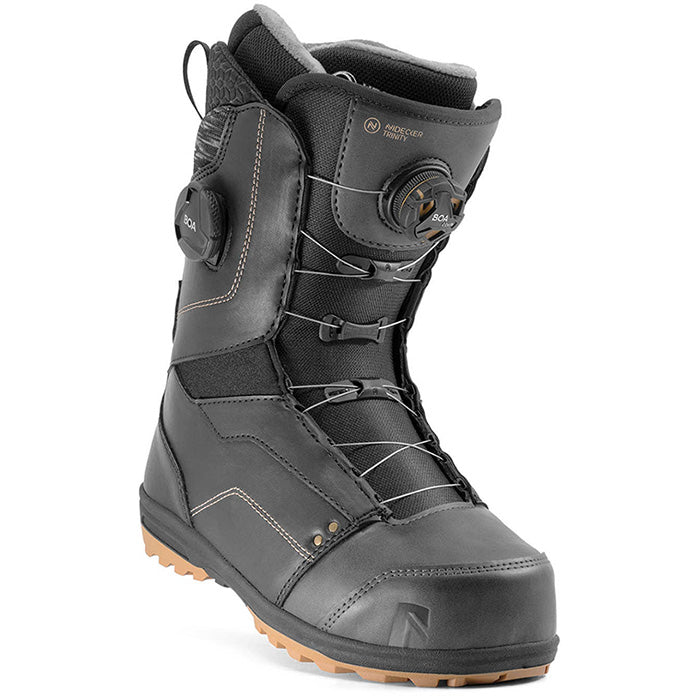 Nidecker Trinity women's snowboard boot (black) available at Mad Dog's Ski & Board in Abbotsford, BC.