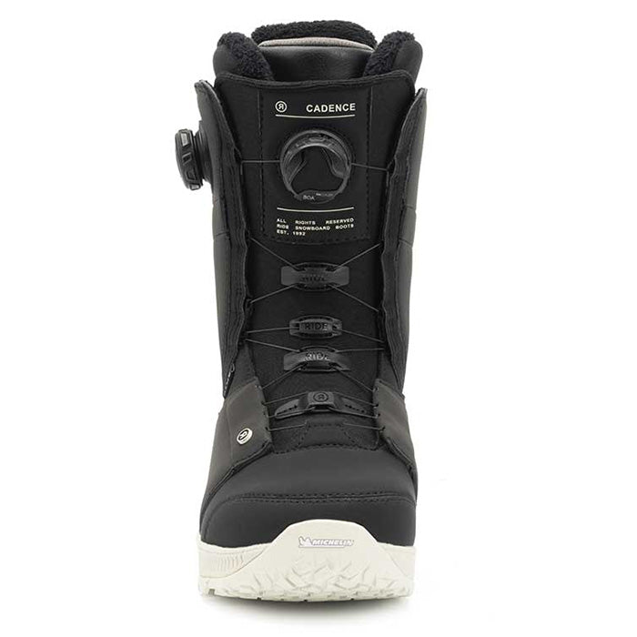 Ride Cadence women's snowboard boots (black) available at Mad Dog's Ski & Board in Abbotsford, BC.