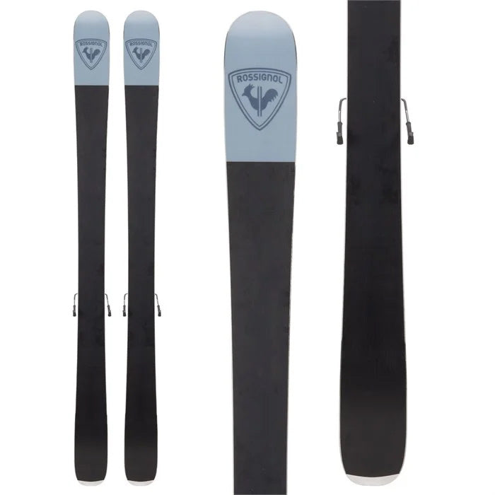 2024 Rossignol Blackops 92 Skis  (black/blue base) available at Mad Dog's Ski & Board in Abbotsford, BC.