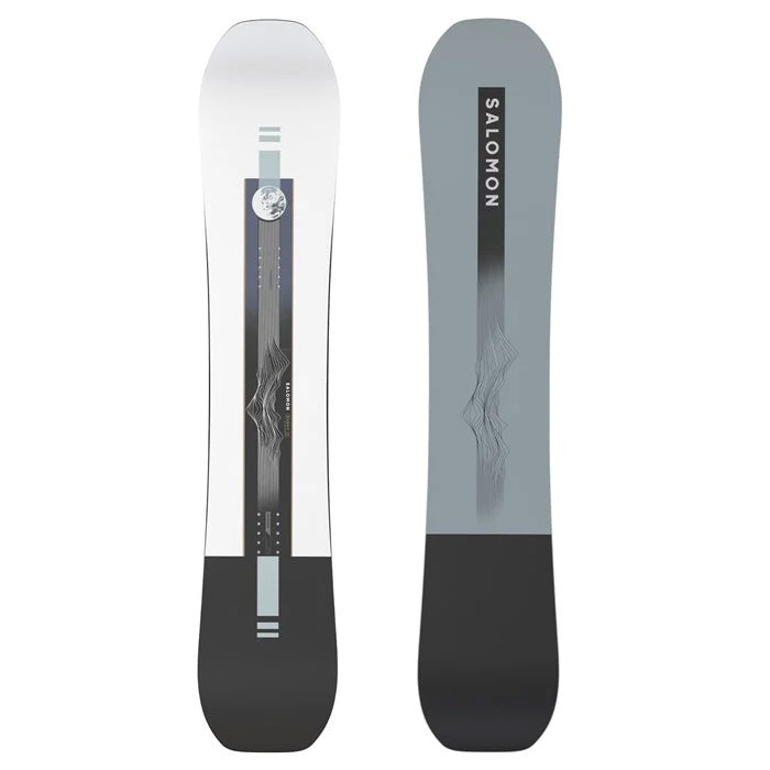 The 2025 Salomon Sight Snowboard (white, grey) is available at Mad Dog's Ski & Board in Abbotsford, BC.