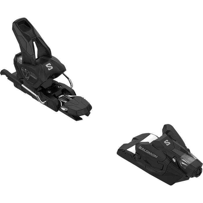 Salomon Strive 12 GW unisex ski bindings (black/silver) available at Mad Dog's Ski & Board in Abbotsford, BC.