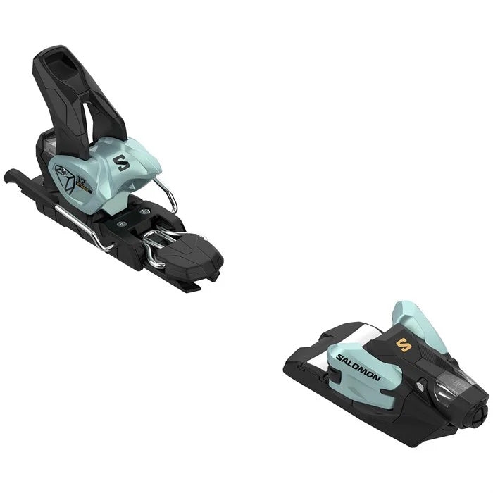 Salomon Strive 12 GW unisex ski bindings (bleached) available at Mad Dog's Ski & Board in Abbotsford, BC.