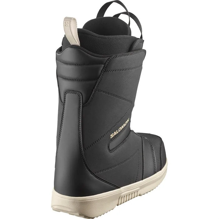 2025 Salomon Faction BOA snowboard boots (black/Rainy day colour way) available at Mad Dogs Ski & Board in Abbotsford, BC.