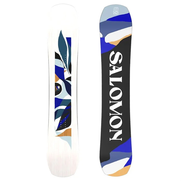 2025 Salomon Rumble Fish women's snowboard available at Mad Dog's Ski & Board in Abbotsford, BC.