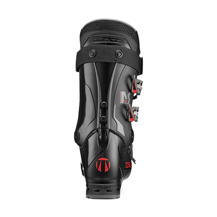 2025 Tecnica Mach Sport HV 80 Ski Boots (black, red) available at Mad Dog's Ski & Board in Abbotsford, BC.