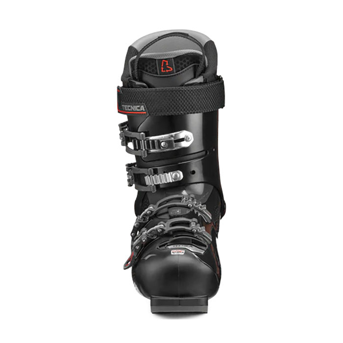 2025 Tecnica Mach Sport HV 80 Ski Boots (black, red) available at Mad Dog's Ski & Board in Abbotsford, BC.