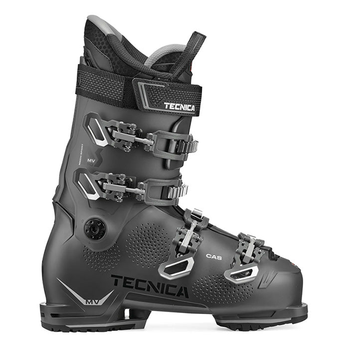 2025 Tecnica Mach Sport MV 90 ski boots (grey) available at Mad Dog's Ski & Board in Abbotsford, BC.