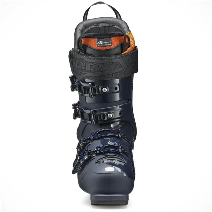 Tecnica Mach1 MV 120 ski boots (ink blue) available at Mad Dog's Ski & Board in Abbotsford, BC.