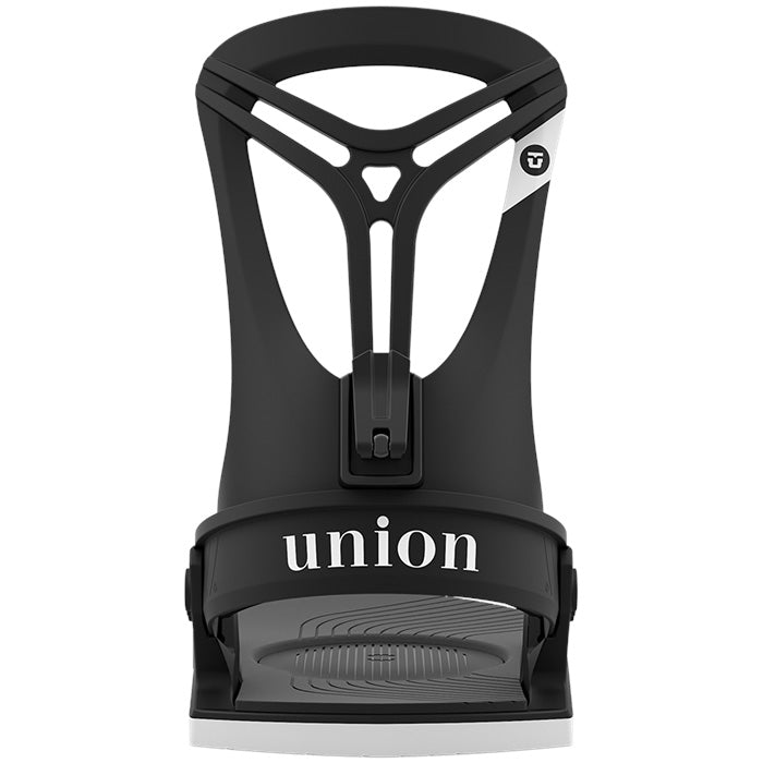 Union Rosa women's snowboard bindings (black) available at Mad Dog's Ski & Board in Abbotsford, BC.