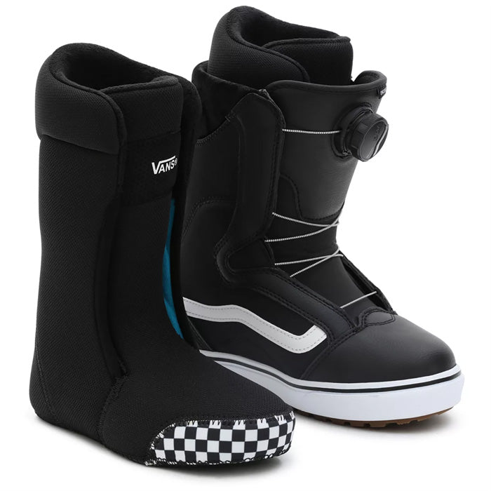 Vans Ecore OG women's snowboard boots (black/white) available at Mad Dog's Ski & Board in Abbotsford, BC.