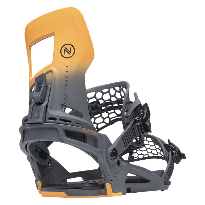 Nidecker Kaon-X snowboard bindings (hot slate) available at Mad Dog's Ski & Board in Abbotsford, BC.