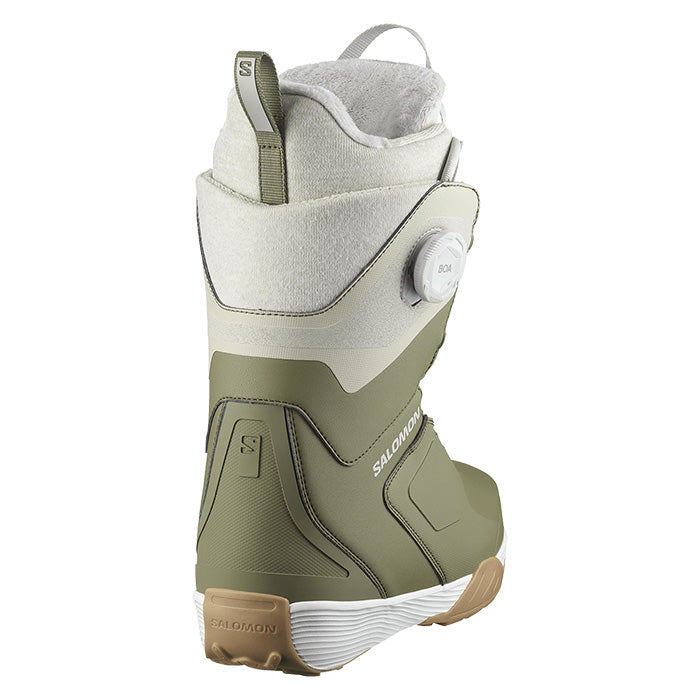 Salomon Kiana Dual BOA women's snowboard boots (lichen colour way) available at Mad Dog's Ski & Board in Abbotsford, BC.