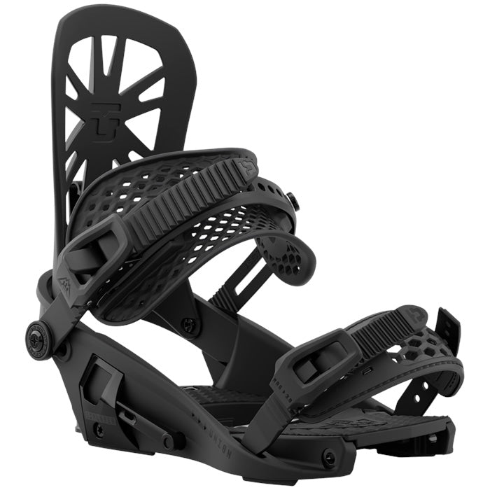 Union Explorer snowboard bindings (black) available at Mad Dog's Ski & Board in Abbotsford, BC.