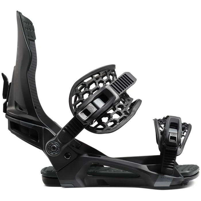 Nidecker Kaon-X snowboard bindings (black) available at Mad Dog's Ski & Board in Abbotsford, BC.