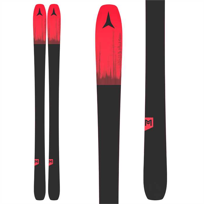 Atomic Maverick 95 Ti ski (base graphic) available at Mad Dog's Ski & Board in Abbotsford, BC  Edit alt text