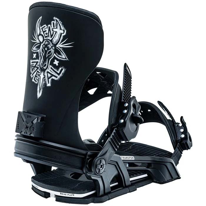 The 2023 Bent Metal Transfer snowboard bindings are available at Mad Dog's Ski & Board in Abbotsford, BC. 