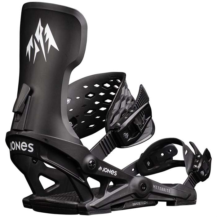 The 2023 Jones Meteorite snowboard bindings are available at Mad Dog's Ski & Board in Abbotsford, BC.