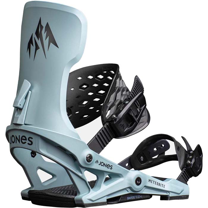 The 2023 Jones Meteorite snowboard bindings are available at Mad Dog's Ski & Board in Abbotsford, BC.