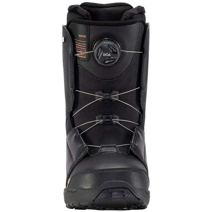 The K2 Haven women's snowboard boots are available at Mad Dog's Ski & Board in Abbotsford, BC. 