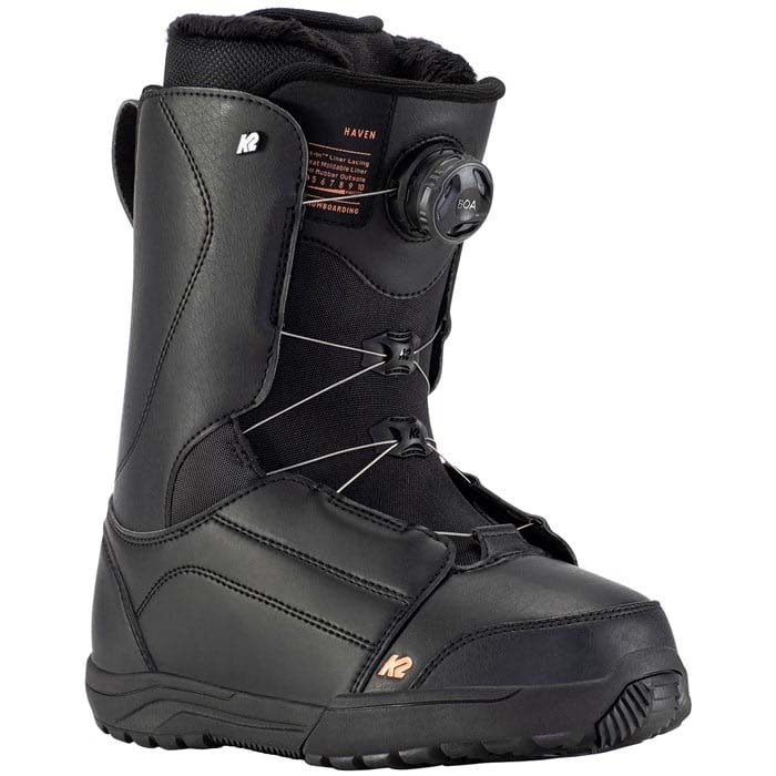 The K2 Haven women's snowboard boots are available at Mad Dog's Ski & Board in Abbotsford, BC. 