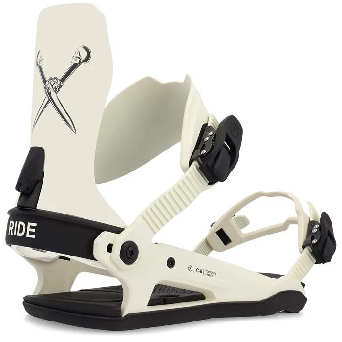 The 2023 Ride C-6 snowboard bindings are available at Mad Dog's Ski & Board in Abbotsford, BC. 