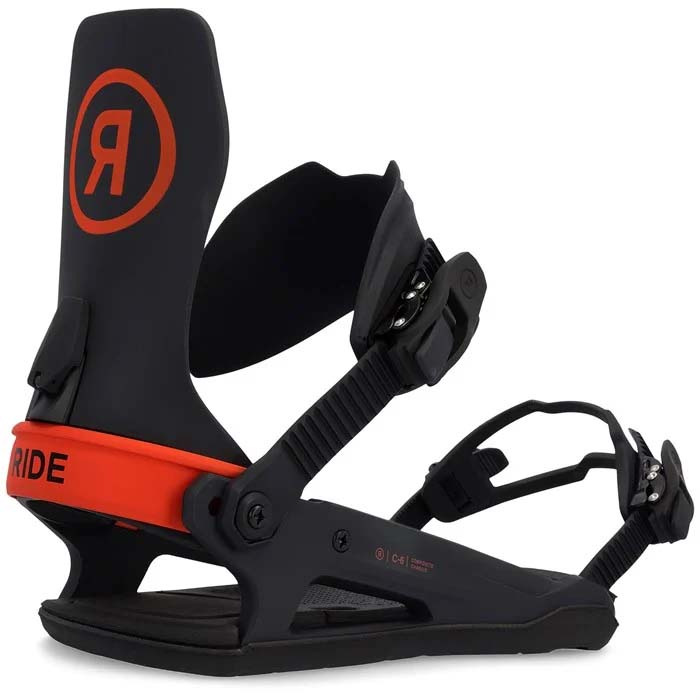 The 2023 Ride C-6 snowboard bindings are available at Mad Dog's Ski & Board in Abbotsford, BC. 