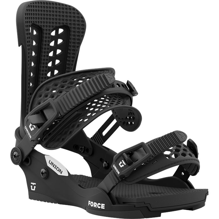 Union Force Classic snowboard bindings (black) available at Mad Dog's Ski & Board in Abbotsford, BC.